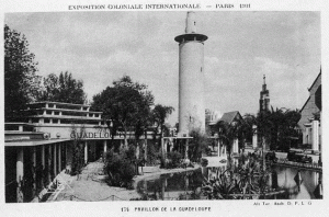 el pabellón de Guadalupe en la Exposición Colonial de 1931.